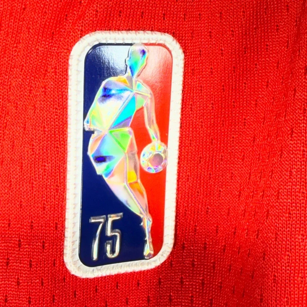 Nike Chicago Bulls NBA 75th Anniversary Shorts Mens Small Red Dri-FIT Engineered